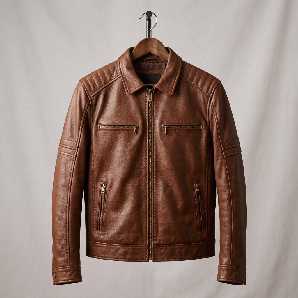 Short Leather Jacket