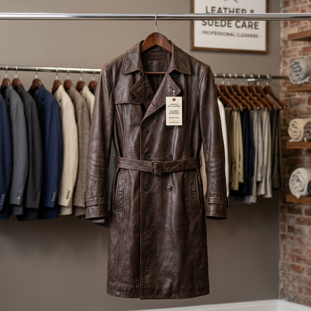 Long Leather Coat