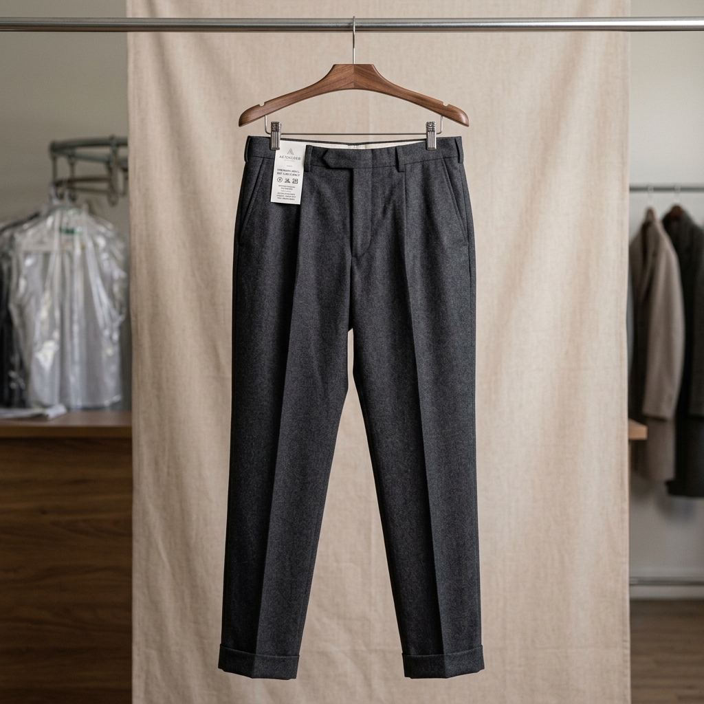 Long Wool Pants